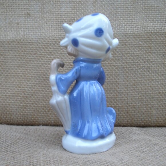 Vintage Girl in Coat KPM Porcelain Figurine - Picture 6 of 16